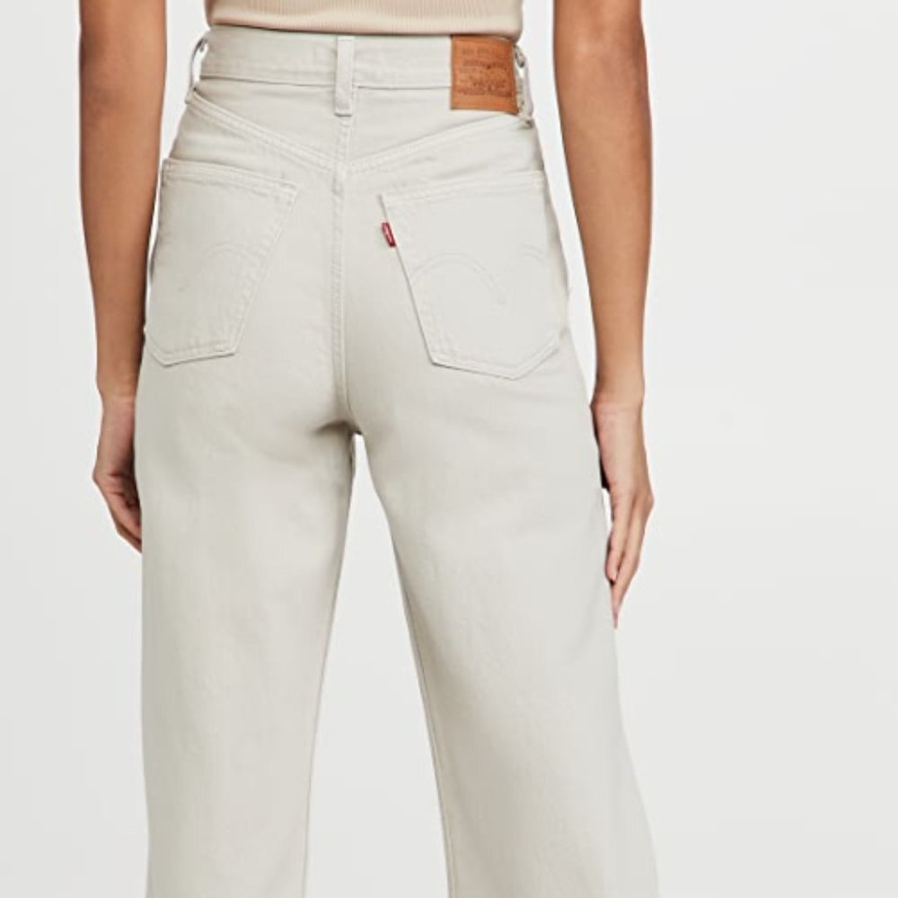Levis Premium High Loose Jean in Mushroom Grey - Picture 8 of 12